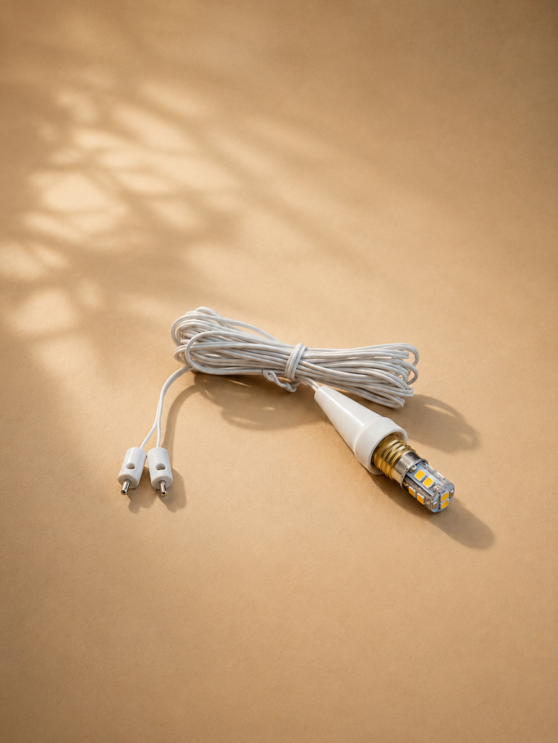 Kabel mit LED-Birne - für den Weihnachtsstern (A1e / A1b)