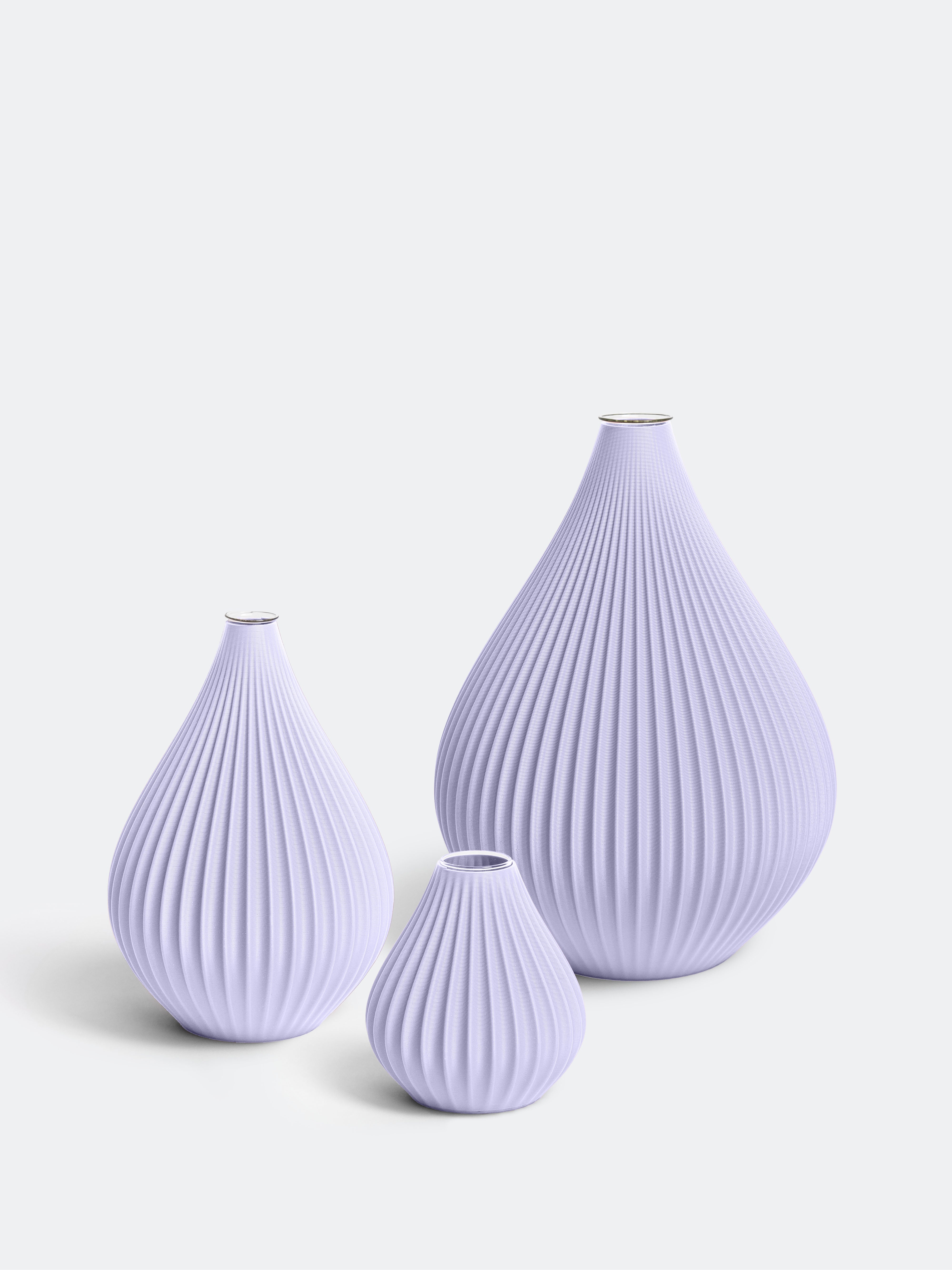 Vasen Set "Raindrop"