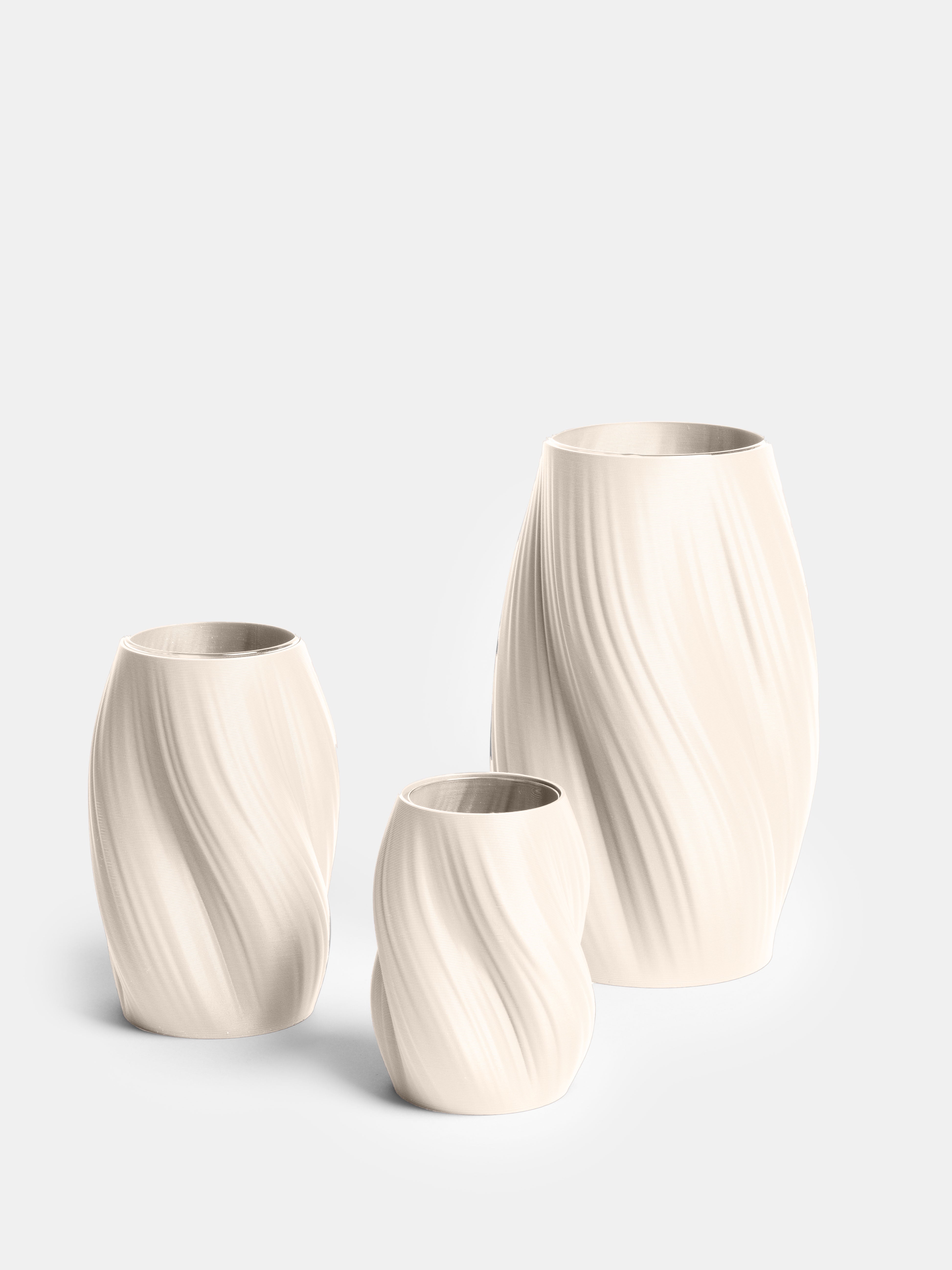 Vasen Set "Twist"