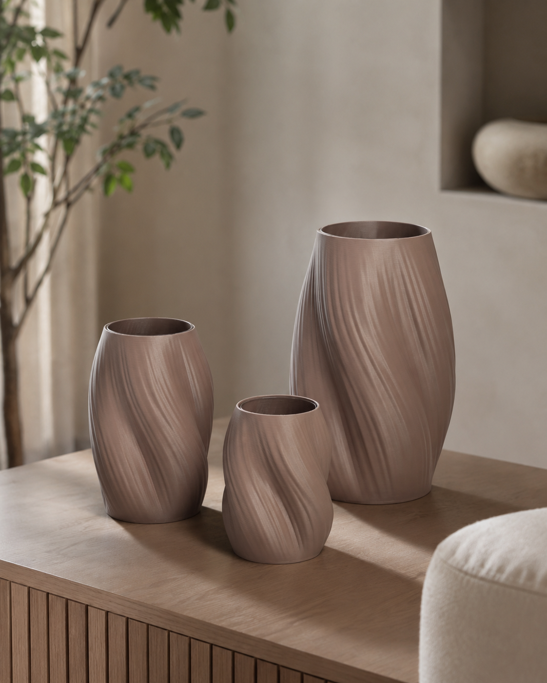 Vasen Set "Twist"